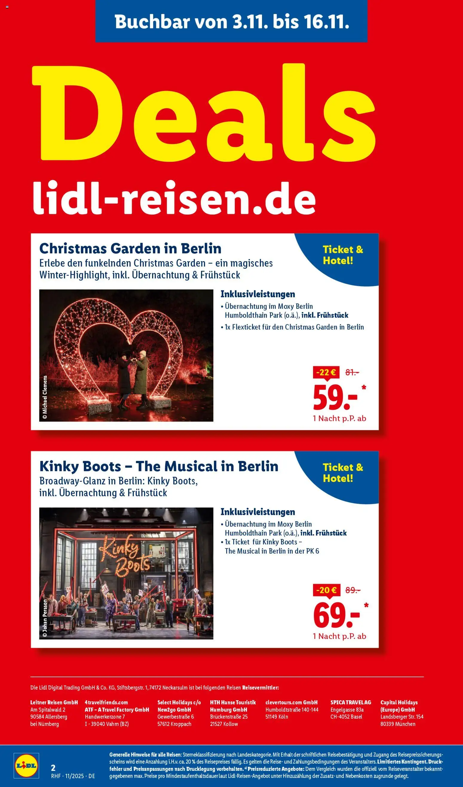 Lidl Reisen  - Black Friday – gültig ab 29.10.2025 | Seite: 2