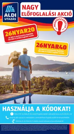Aldi Utazás katalógus - amely érvényes a következő dátumtól: 05.02.2026