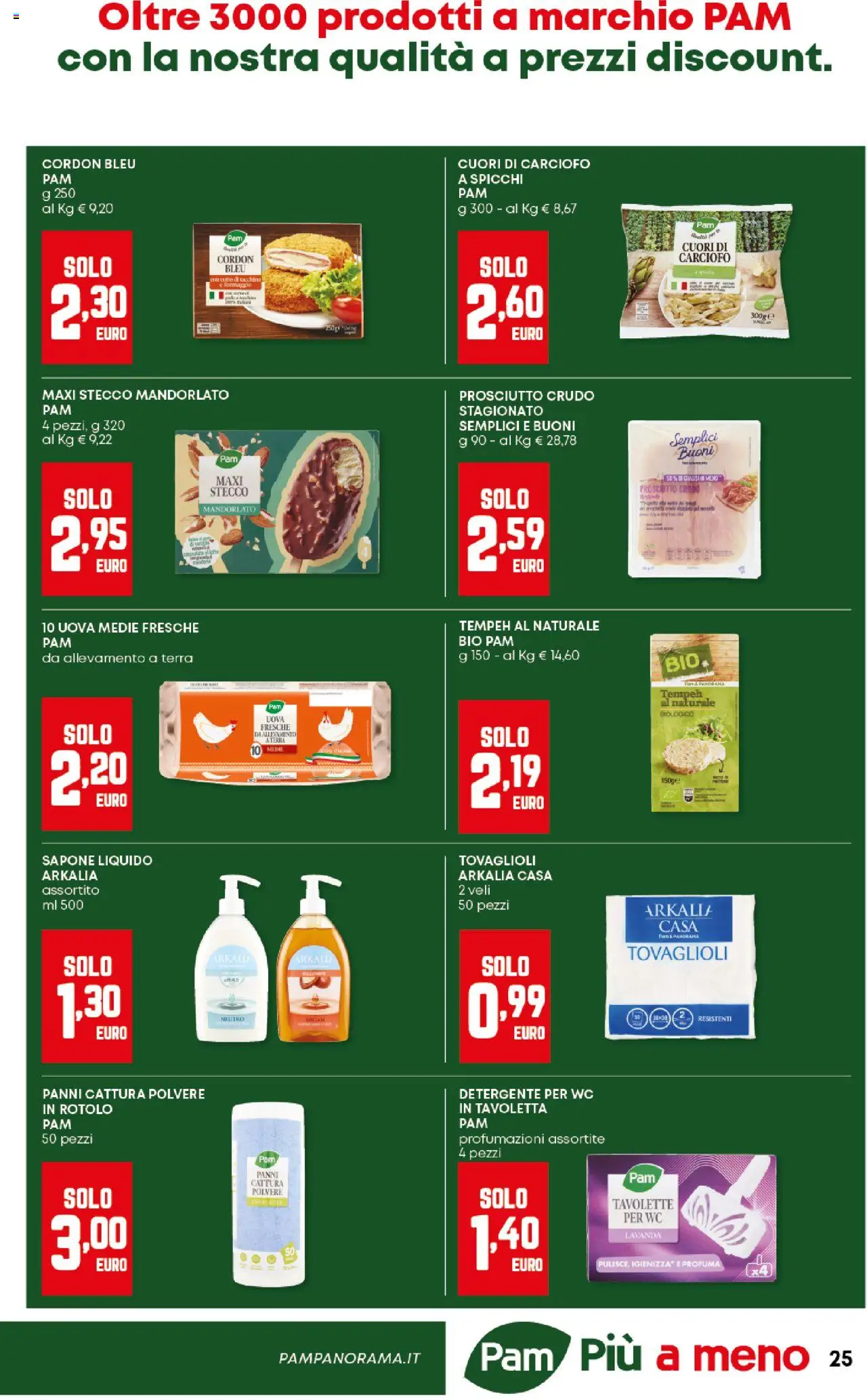 Volantino Panorama del 09.10.2025 | Pagina: 25 | Prodotti: Prosciutto Crudo, Detergente, Lavanda, Terra