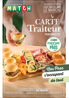 Match Supermarché - Prévisualisation de Match Supermarché - CARTE Traiteur | Meaux valide à partir de 31.03.2026