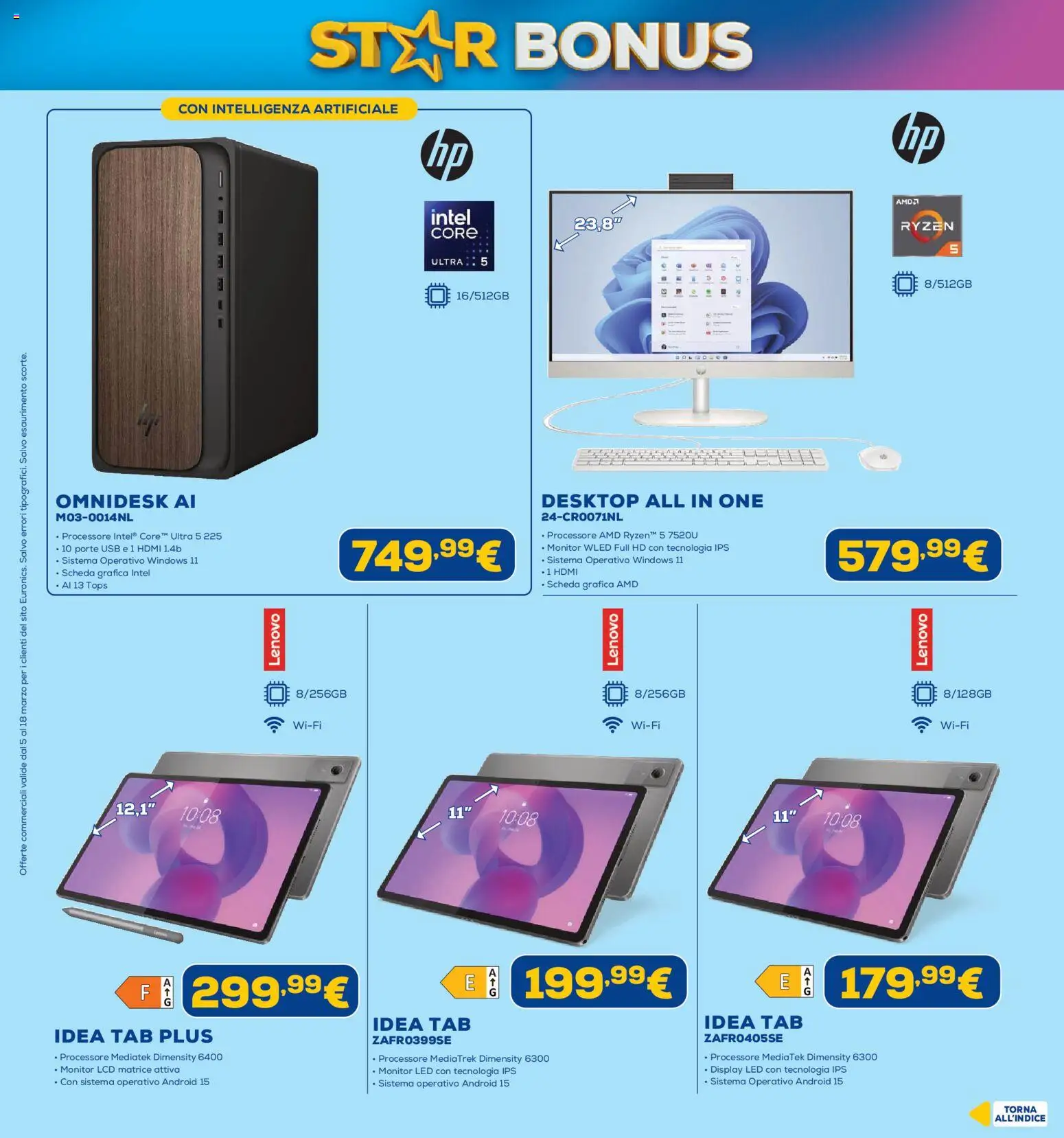 Volantino Euronics del 05.03.2026 | Pagina: 26 | Prodotti: Monitor, USB