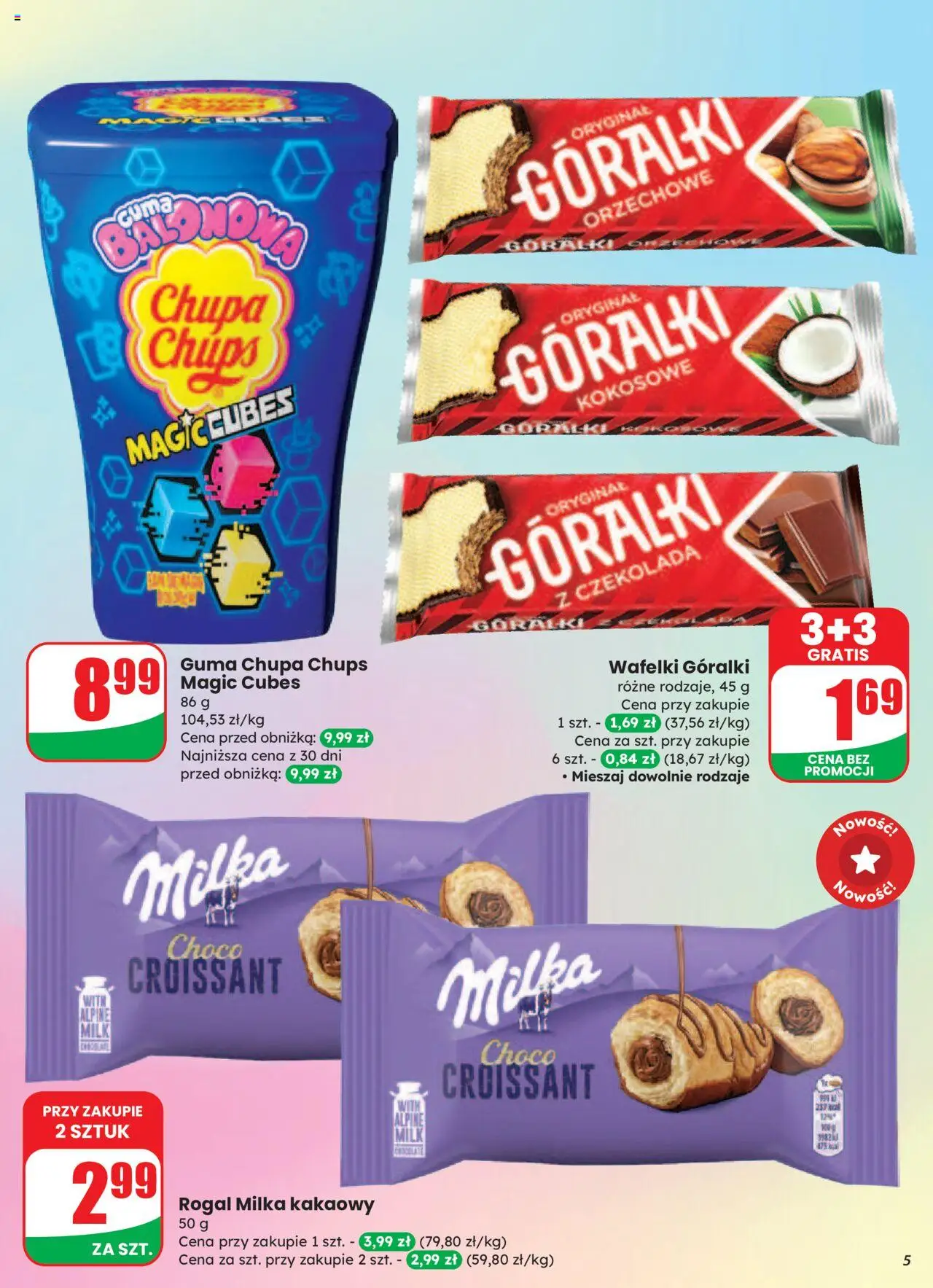 Dino Gazetka od 20.08.2025 | Strona: 5 | Produkty: Milka, Wafelki, Czekolada