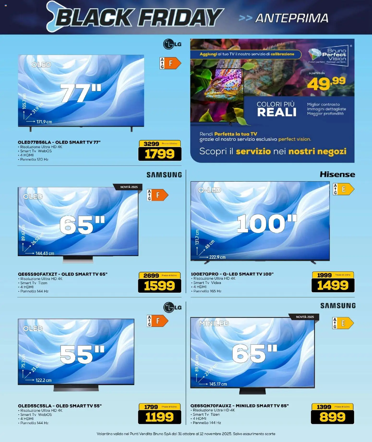 Volantino BRUNO del 31.10.2025 | Pagina: 22 | Prodotti: smart TV, TV, Samsung