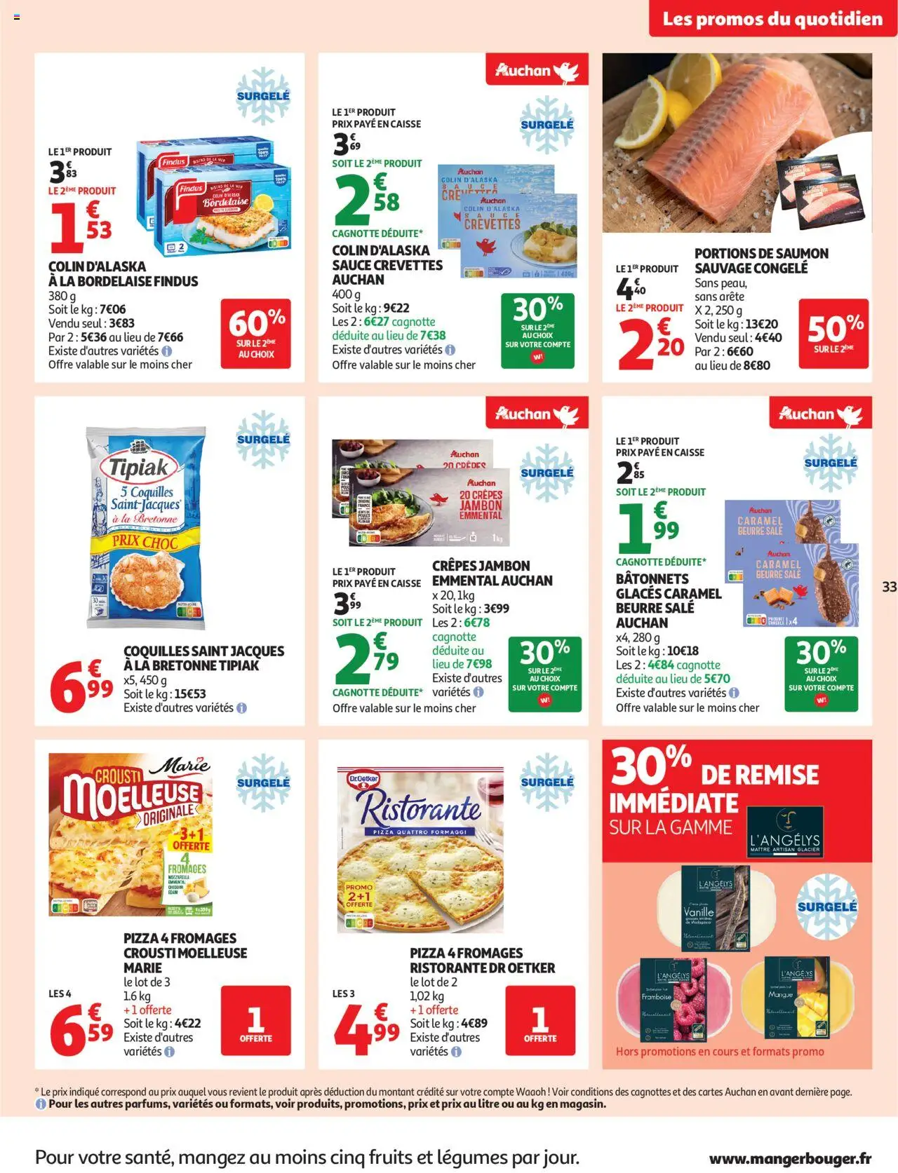 {H1} | Page: 34 | Produits: Glaces, Beurre, Pizza, Saumon