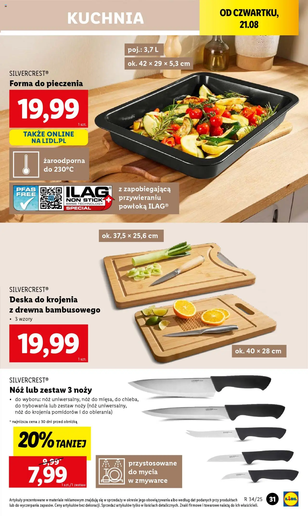 Lidl Katalog od 18.08.2025 | Strona: 33 | Produkty: Deska do krojenia