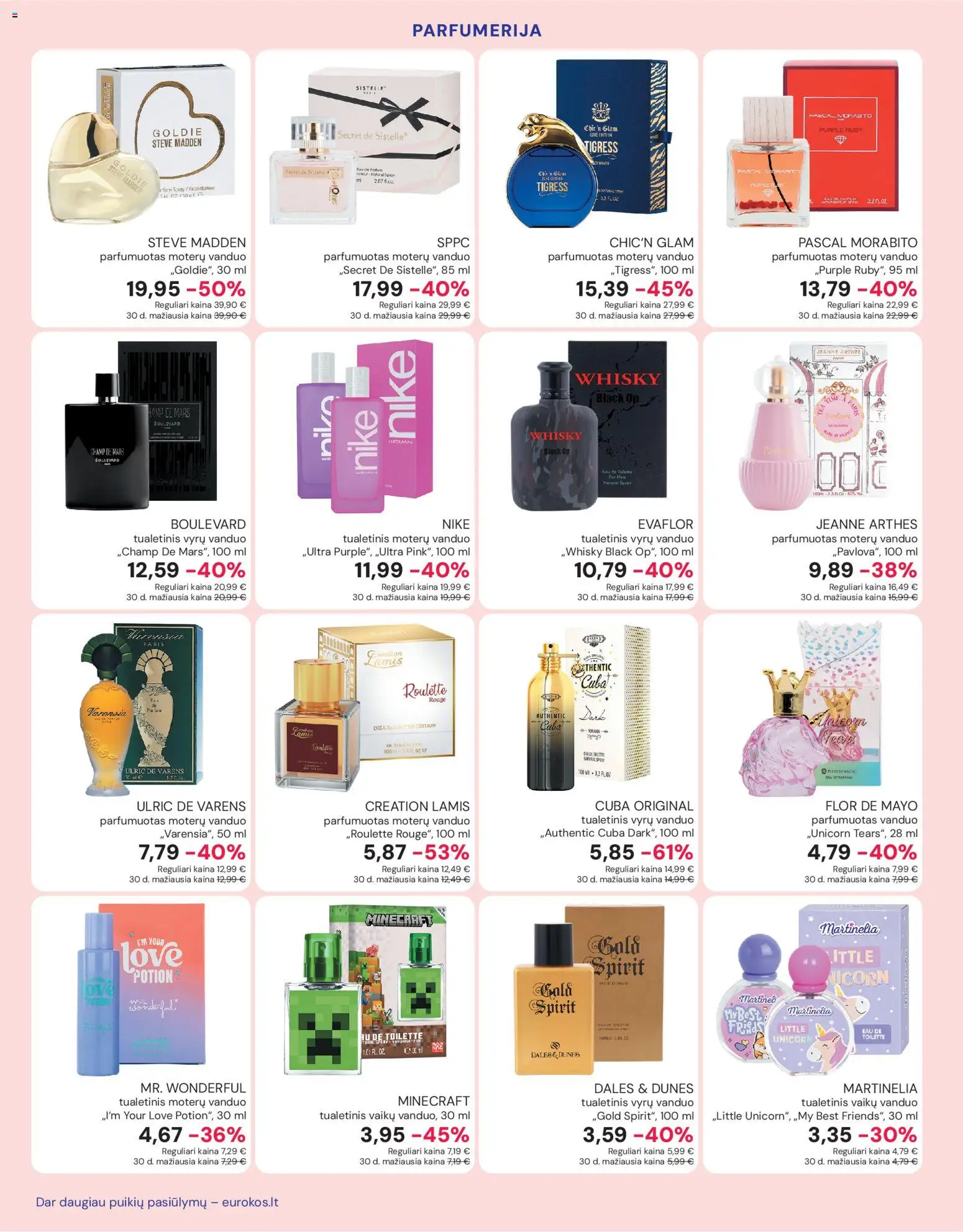 Eurokos akcijos nuo 26.02.2026 | Puslapis: 2 | Prekių: Parfumuotas vanduo