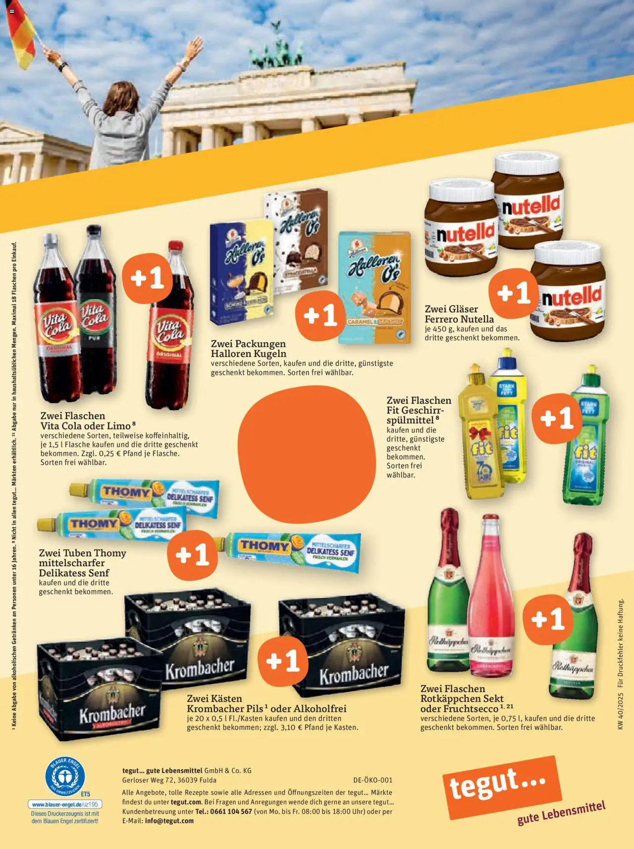 Tegut Prospekt 	 – gültig ab 29.09.2025 | Seite: 31 | Produkte: Rotkappchen sekt, Fruchtsecco, Krombacher, Rotkäppchen