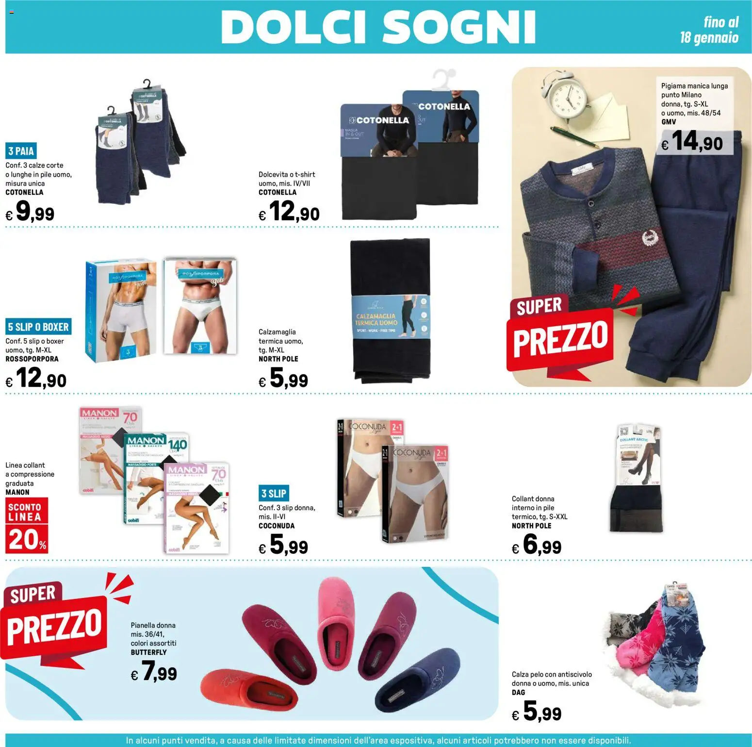 Volantino Iper del 31.12.2025 | Pagina: 47 | Prodotti: Pile, Pigiama, Boxer, Collant