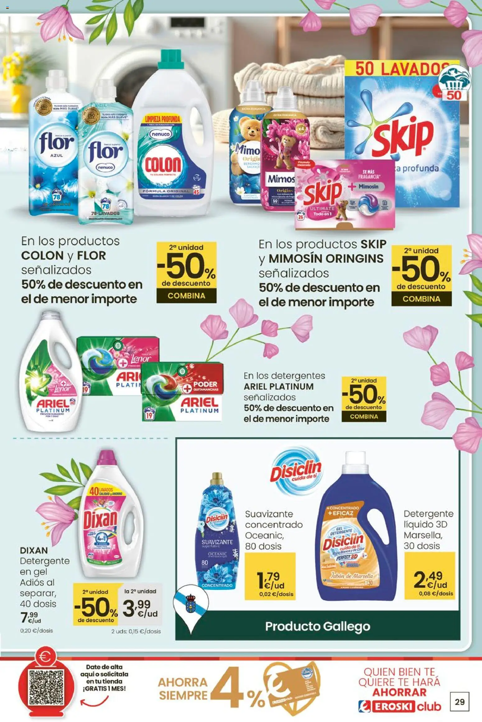 Eroski - Carnaval del ahorro │ válido desde el 12.02.2026 | Página: 29 | Productos: Jabón, Detergente, Ropa, Suavizante