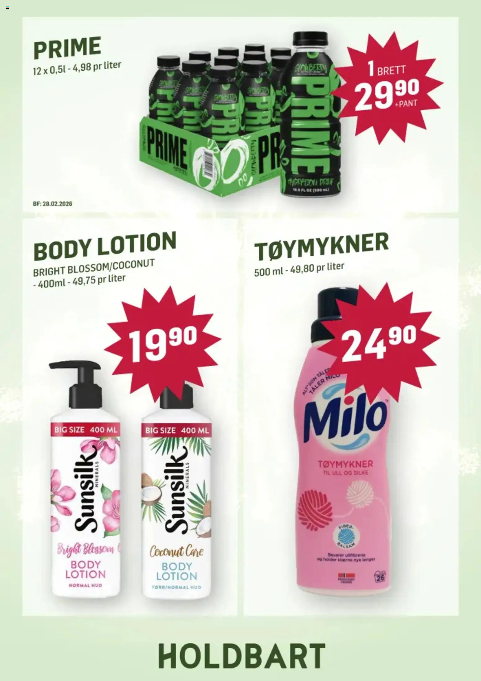 {H1} | Side: 11 | Produkter: Tøymykner, Body Lotion, Суміш дитяча, Balsam