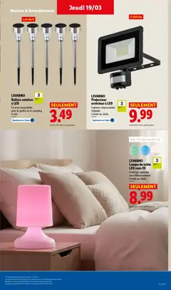 LIDL - Prévisualisation de LIVARNO Lampe de table LED sans fil, Éclairage agréable sans éblouissement L'unité au choix. valide à partir de 19.03.2026 | Page: 39