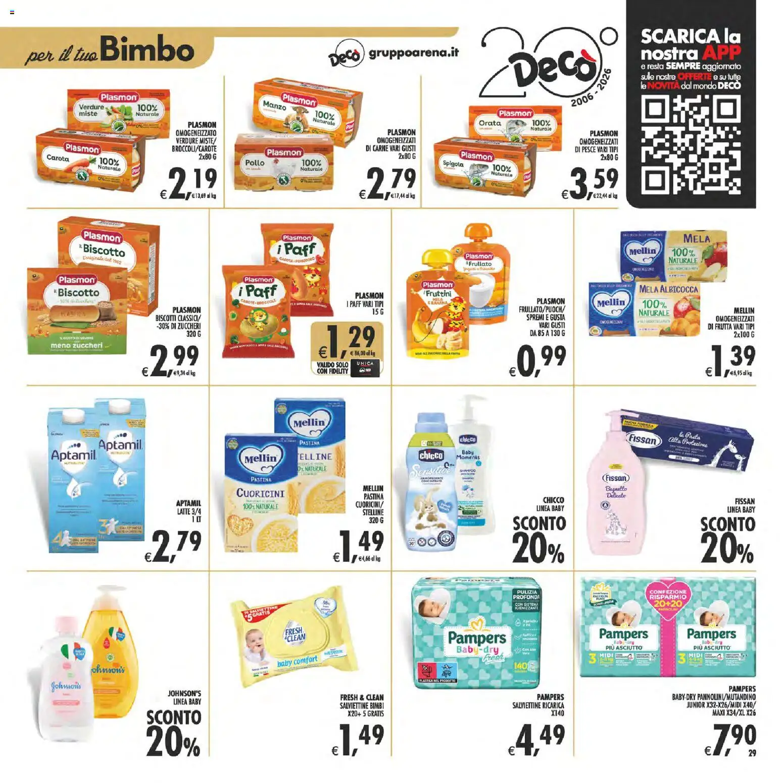 Volantino Decò del 17.03.2026 | Pagina: 29 | Prodotti: Pollo, Carota, Pampers, Broccoli
