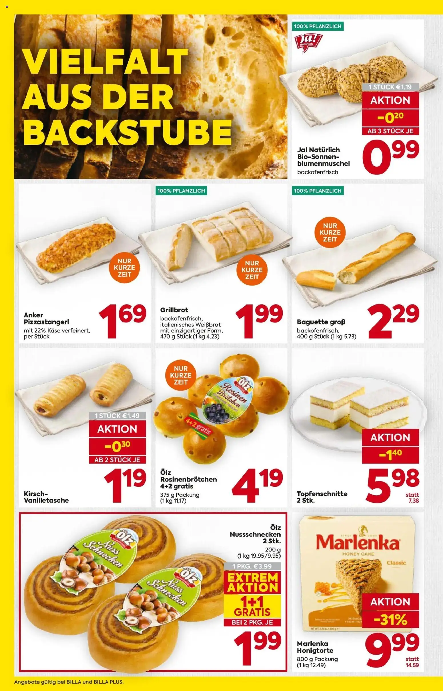 Billa Flugblatt - Stoob, Hornstein, Guessing gültig ab 23.04.2026 | Seite: 10 | Produkte: Rosinen, Jääkaappipakastin, Käse