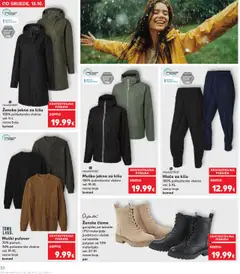 Ženska jakna za kišu, 100% poliesterska vlakna vel. S-L razne boje komad - Pregled kataloga iz trgovine Kaufland, vrijedi od 15.10.2025 | Stranica: 32