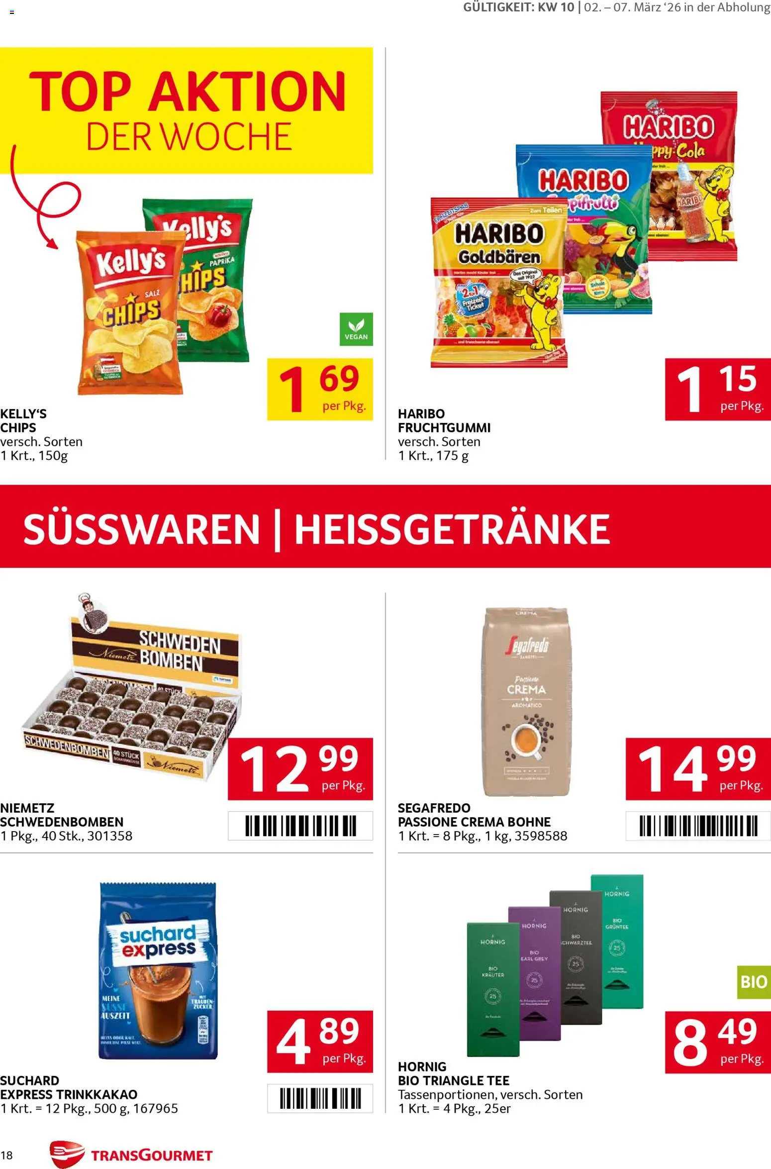 Transgourmet Flugblatt gültig ab 02.03.2026 | Seite: 17 | Produkte: Chips, Salz, Tee
