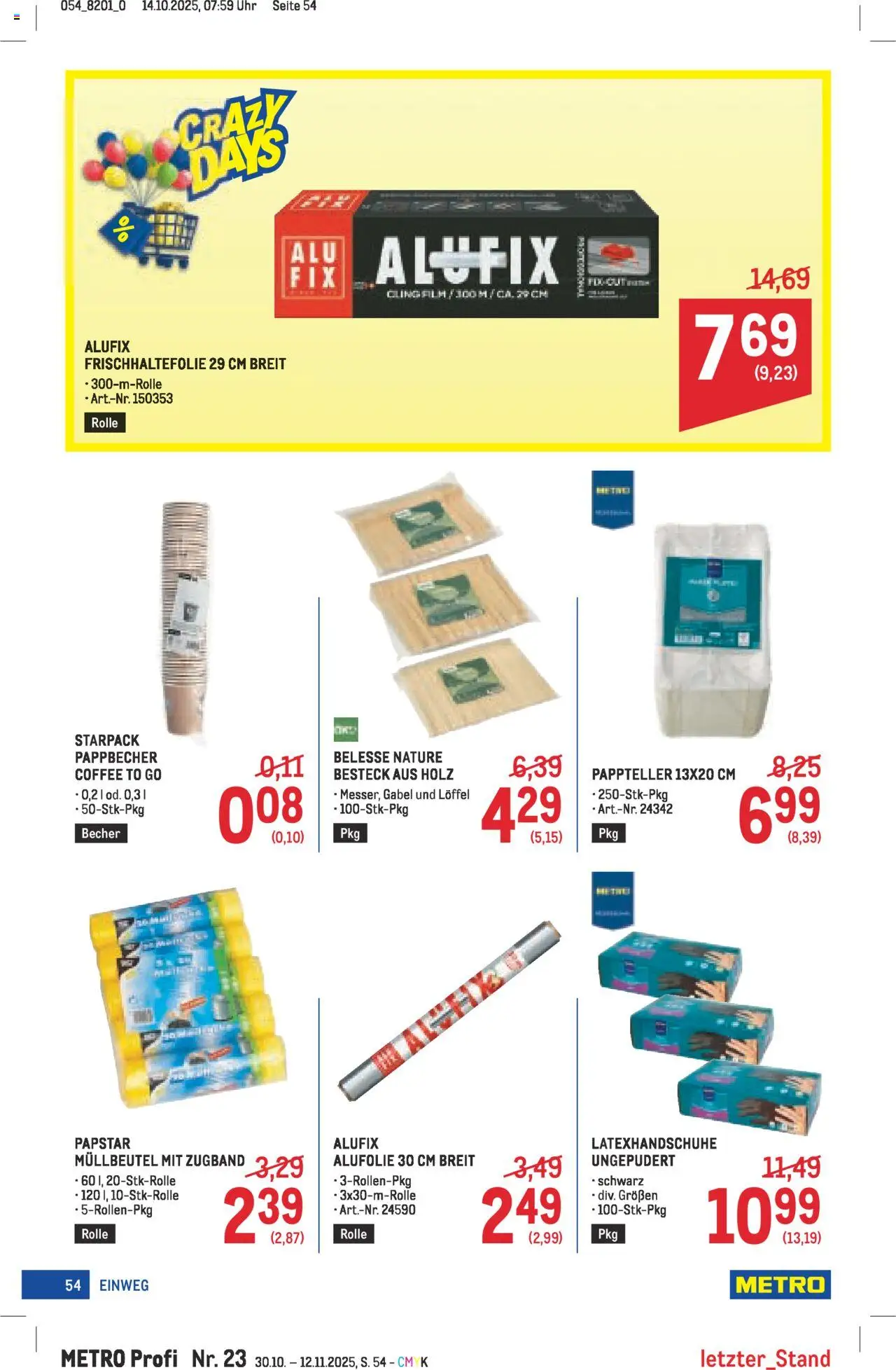 Metro angebote Profi gültig ab 30.10.2025 | Seite: 54 | Produkte: Uhr