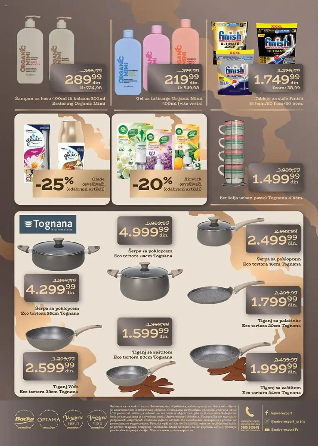 Univerexport katalog - važi od 03.08.2025 | Strana: 8 | Proizvode: Finish, Wok, Gel za tuširanje, Palačinke