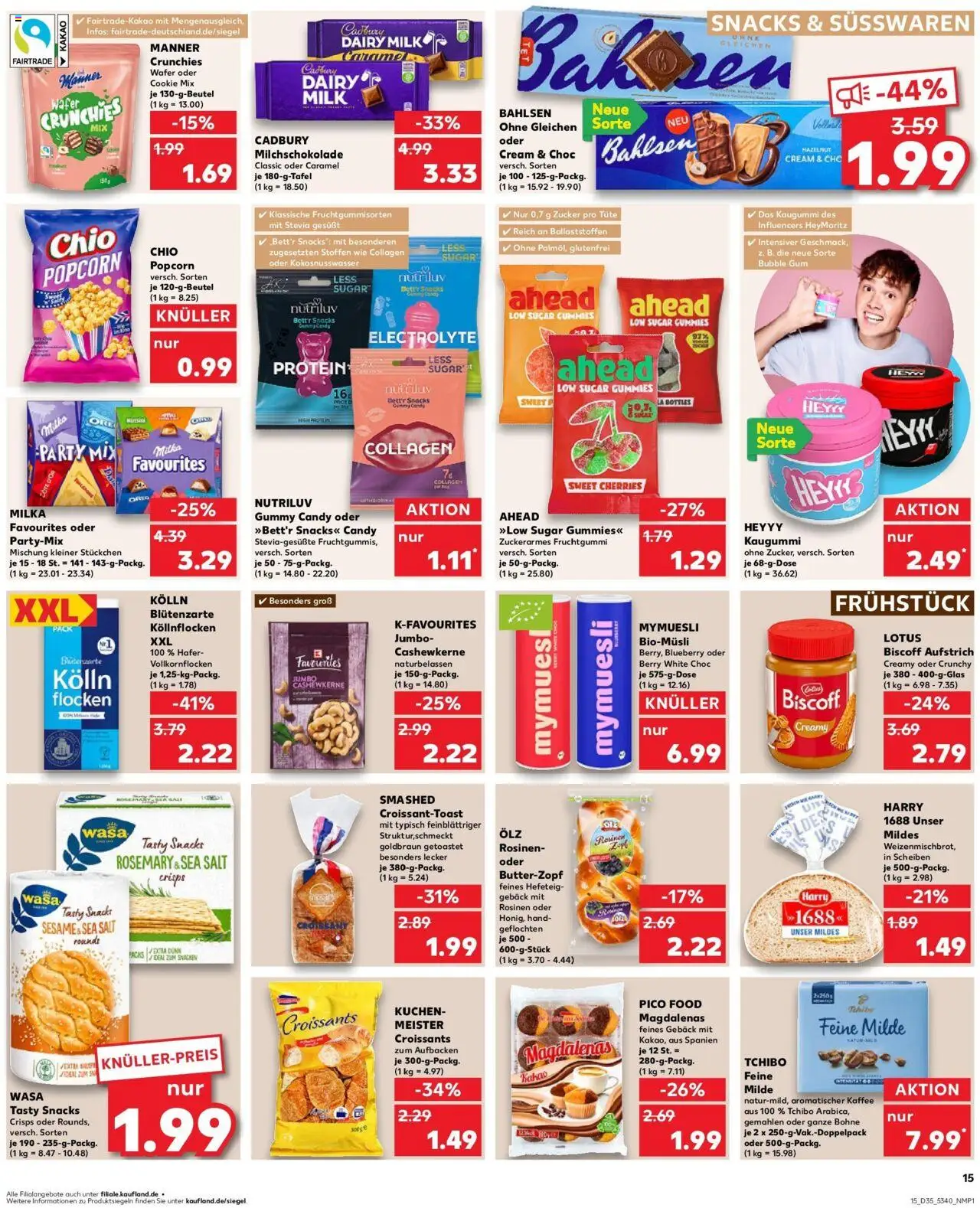 Kaufland prospekt Dreieich	 – gültig ab 28.08.2025 | Seite: 15 | Produkte: Milka, Croissant, Zucker, Kuchen