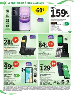 E.Leclerc - Prévisualisation de TÉLÉPHONE NUMÉRIQUE AL170A, Écran rétroéclairé 1,5" (pouces). Répertoire 50 noms et numéros. Répondeur jusqu'à 25 minutes. Autonomie 18h. valide à partir de 02.12.2025 | Page: 38 | Produits: Téléphone, Smartphone, Batterie