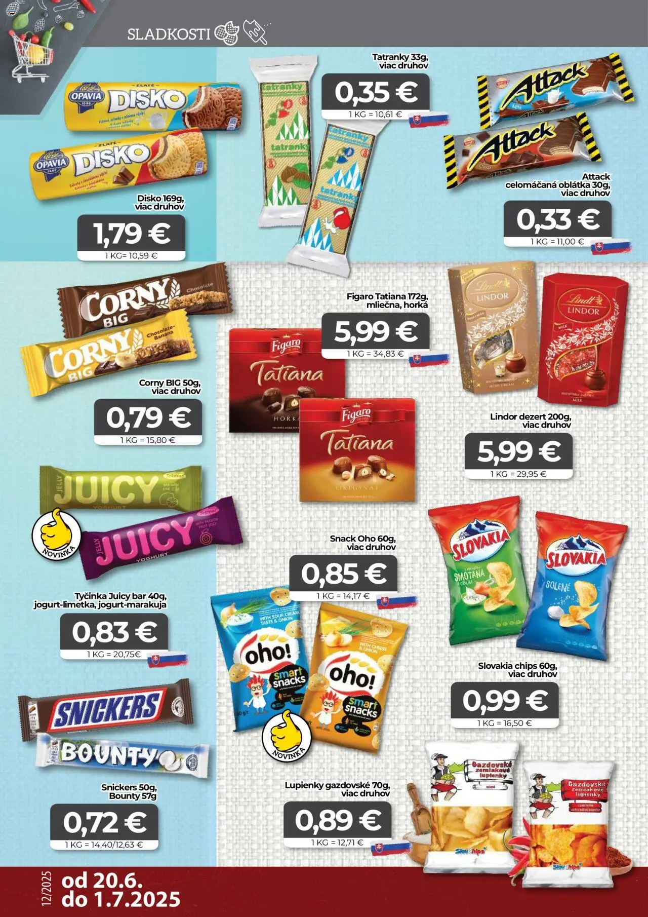 CBA Komfos leták │ platný od 20.06.2025 | Strana: 10 | Produkty: Smotana, Lindor, Lindt