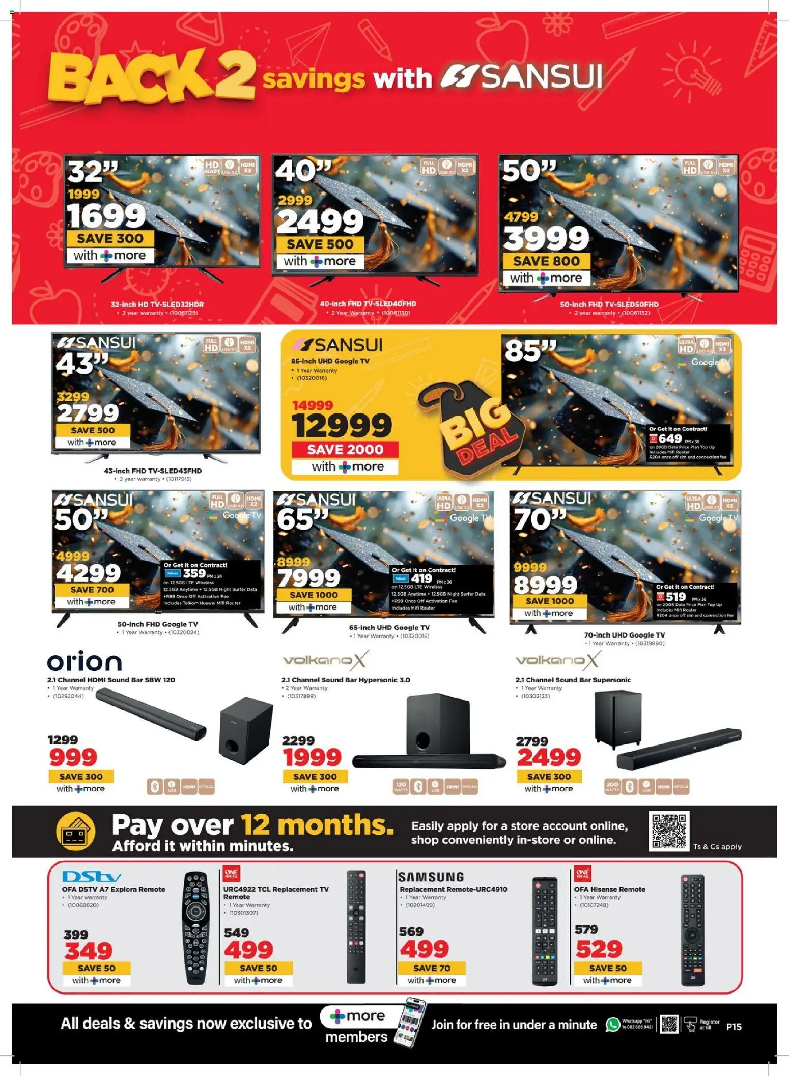 New HiFi Corp catalogue – valid from 29.12.2025 | Page: 15 | Products: Sim, Router, TV, Remote