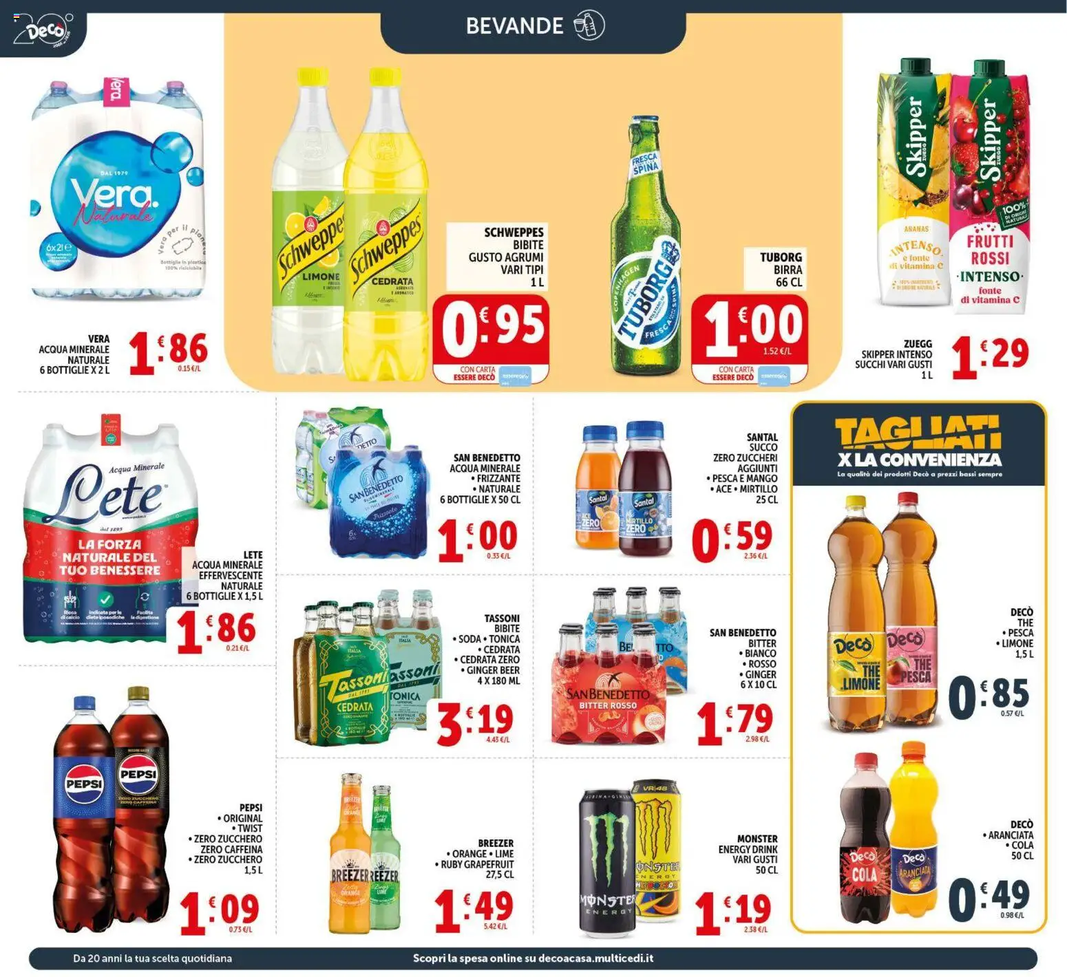 Volantino Decò del 17.03.2026 | Pagina: 18 | Prodotti: Limone, Agrumi, Pesca, Ananas