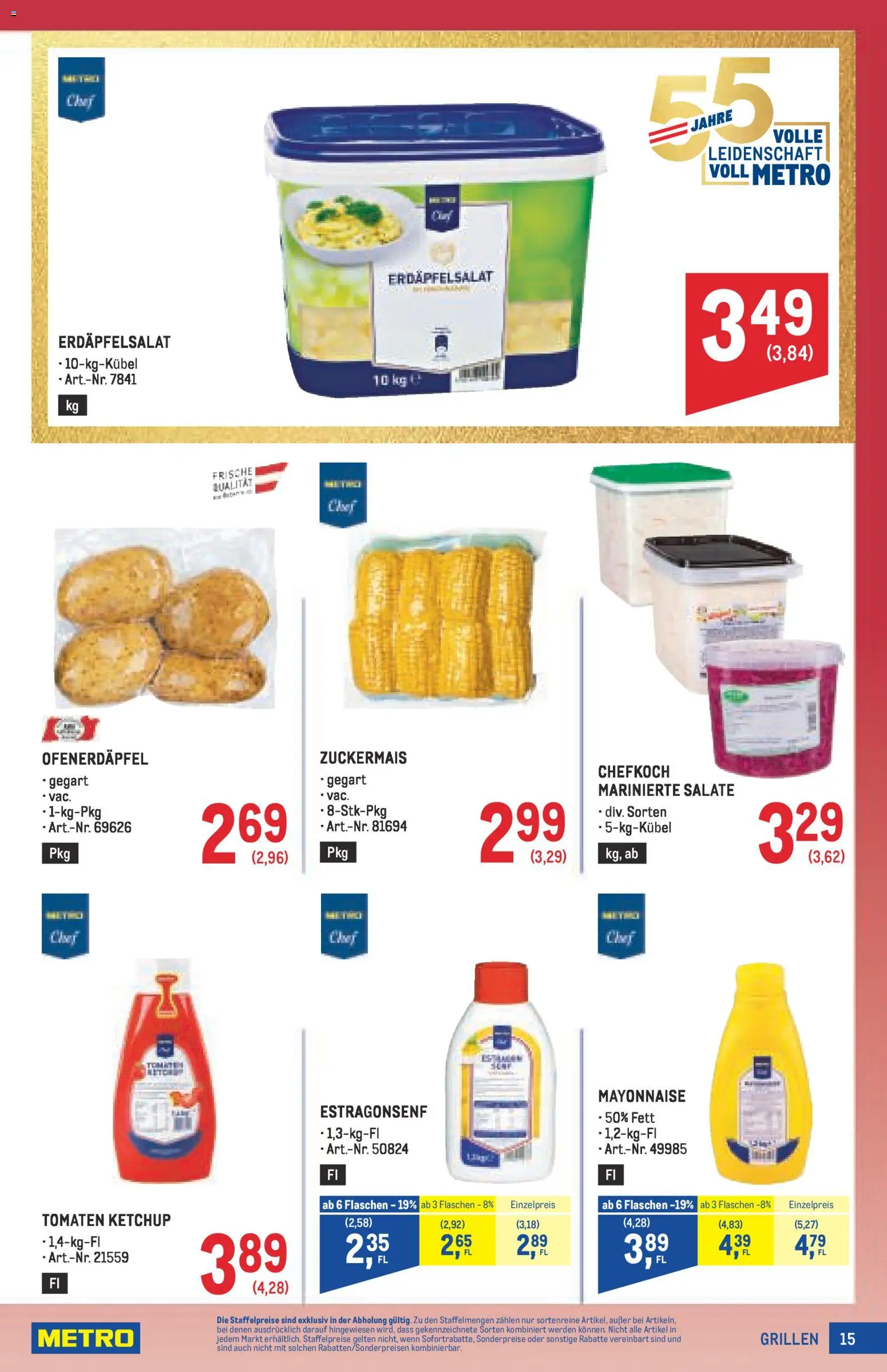 Metro angebote Profi gültig ab 30.04.2026 | Seite: 15 | Produkte: Ketchup, Mayonnaise, Tomaten