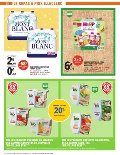 E.Leclerc - Prévisualisation de BIO village Bébé Pomme Fraise Banane, Compotes en coupelles valide à partir de 07.04.2026 | Page: 22
