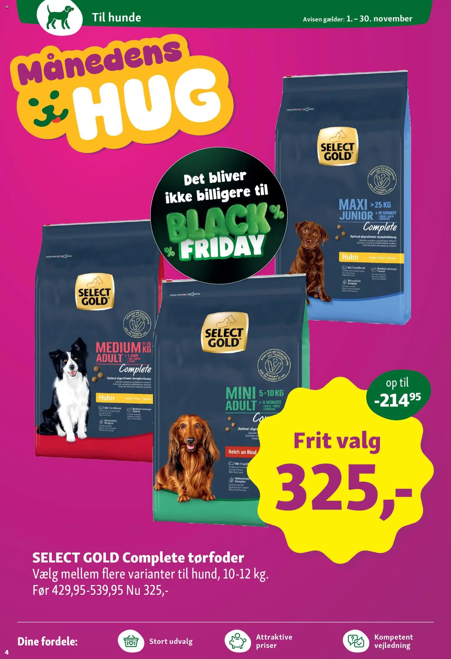Maxi Zoo tilbudsavis – gyldig fra 01.11.2025 | Side: 4 | Produkter: Vin