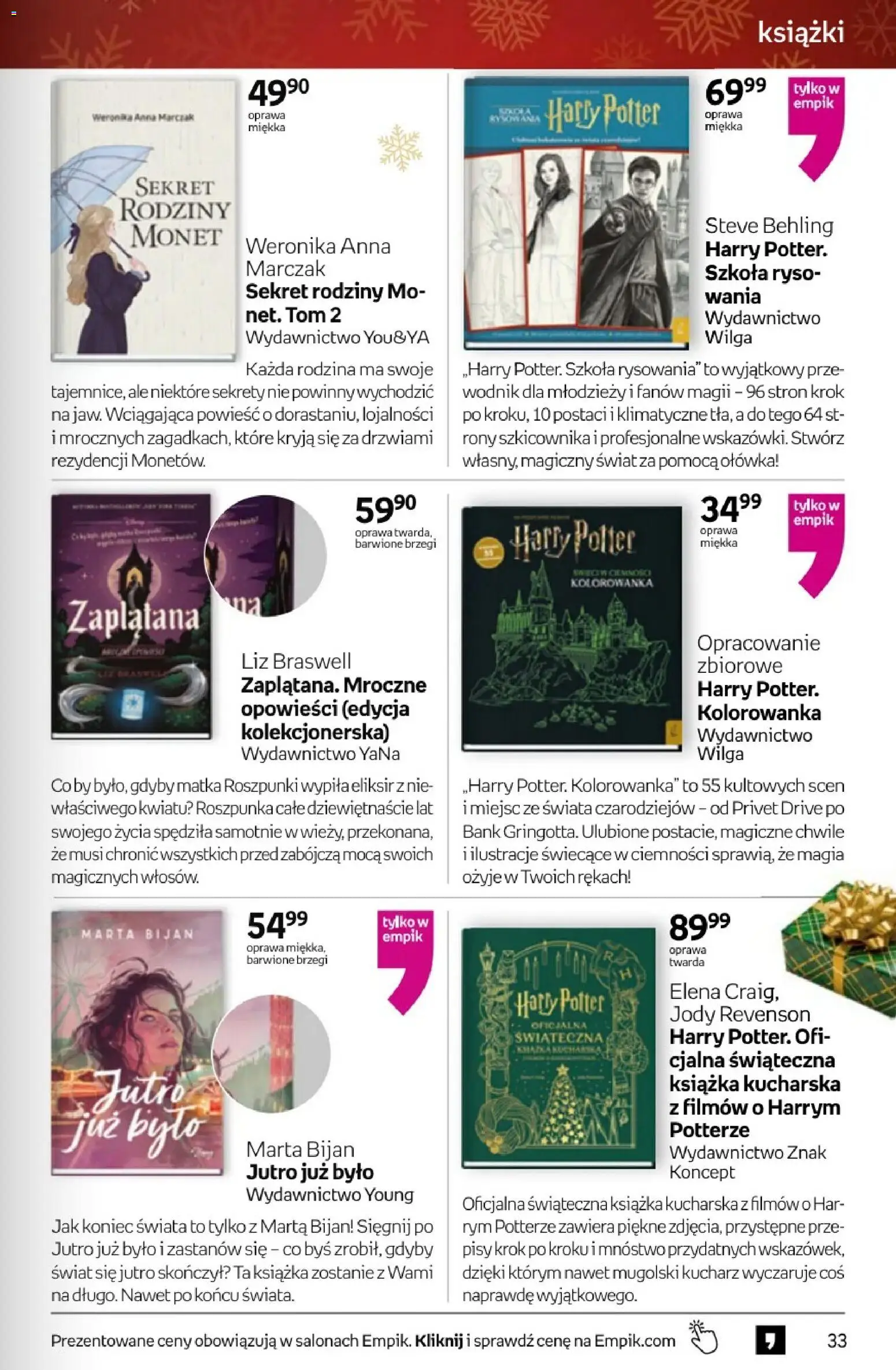 Empik promocje - Tom kultury Książki od 12.11.2025 | Strona: 33 | Produkty: Książki, Książka kucharska