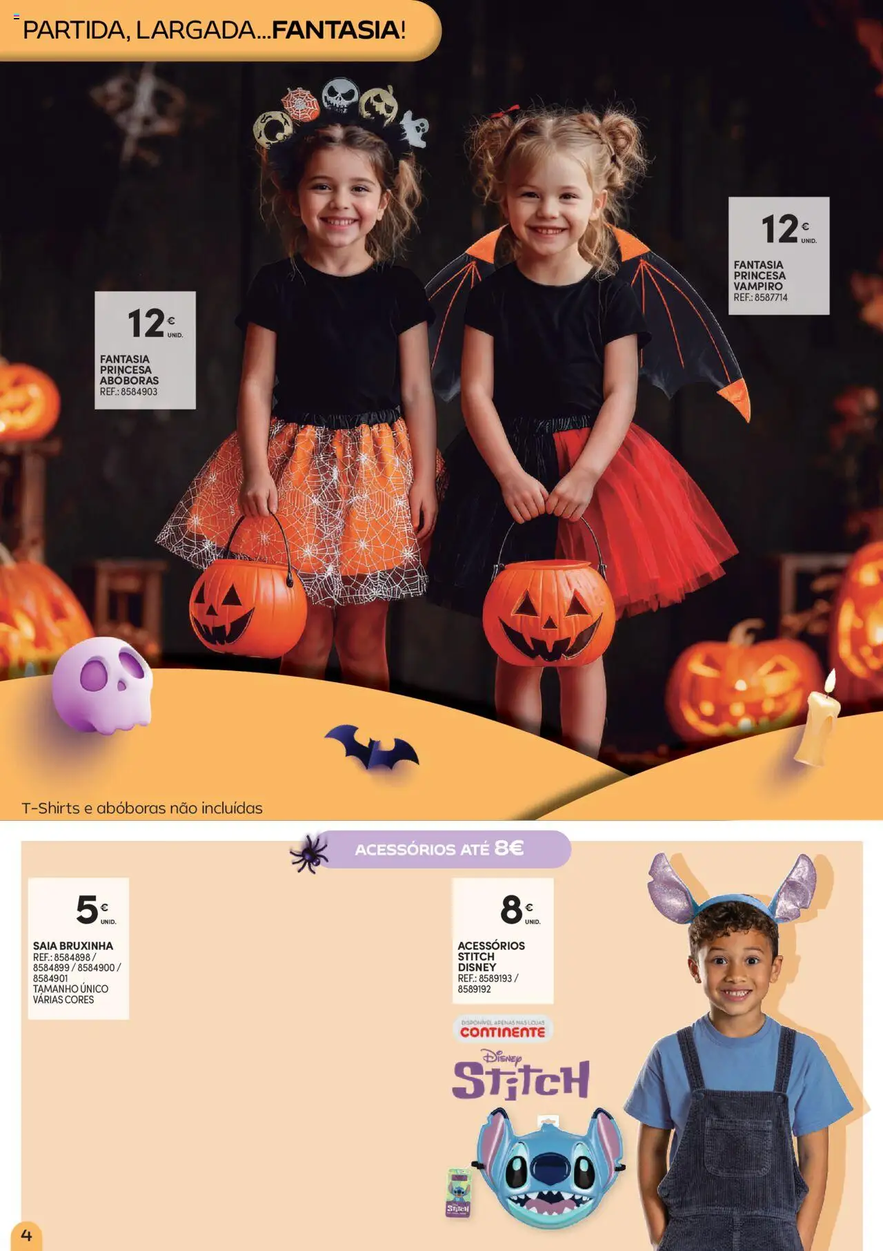 Continente - Halloween │ válido de 07.10.2025 | Página: 4 | Produtos: Saia