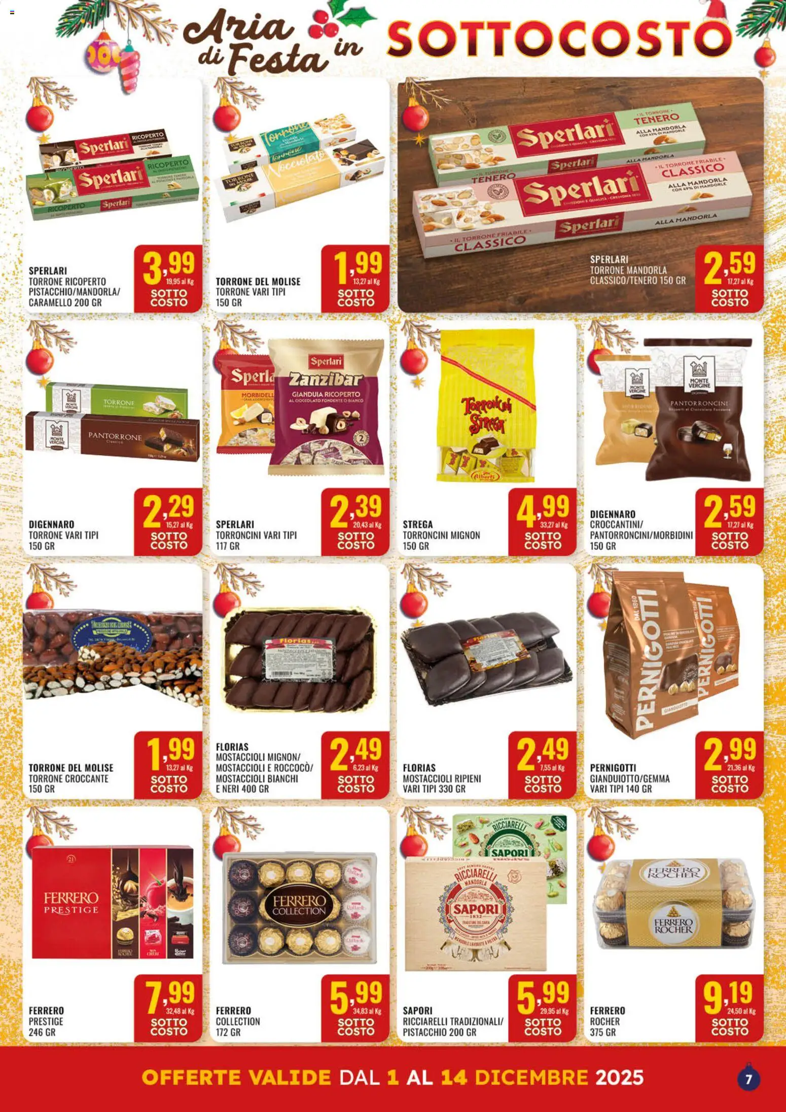 Volantino GECOP del 01.12.2025 | Pagina: 7 | Prodotti: Mandorle, Torroncini
