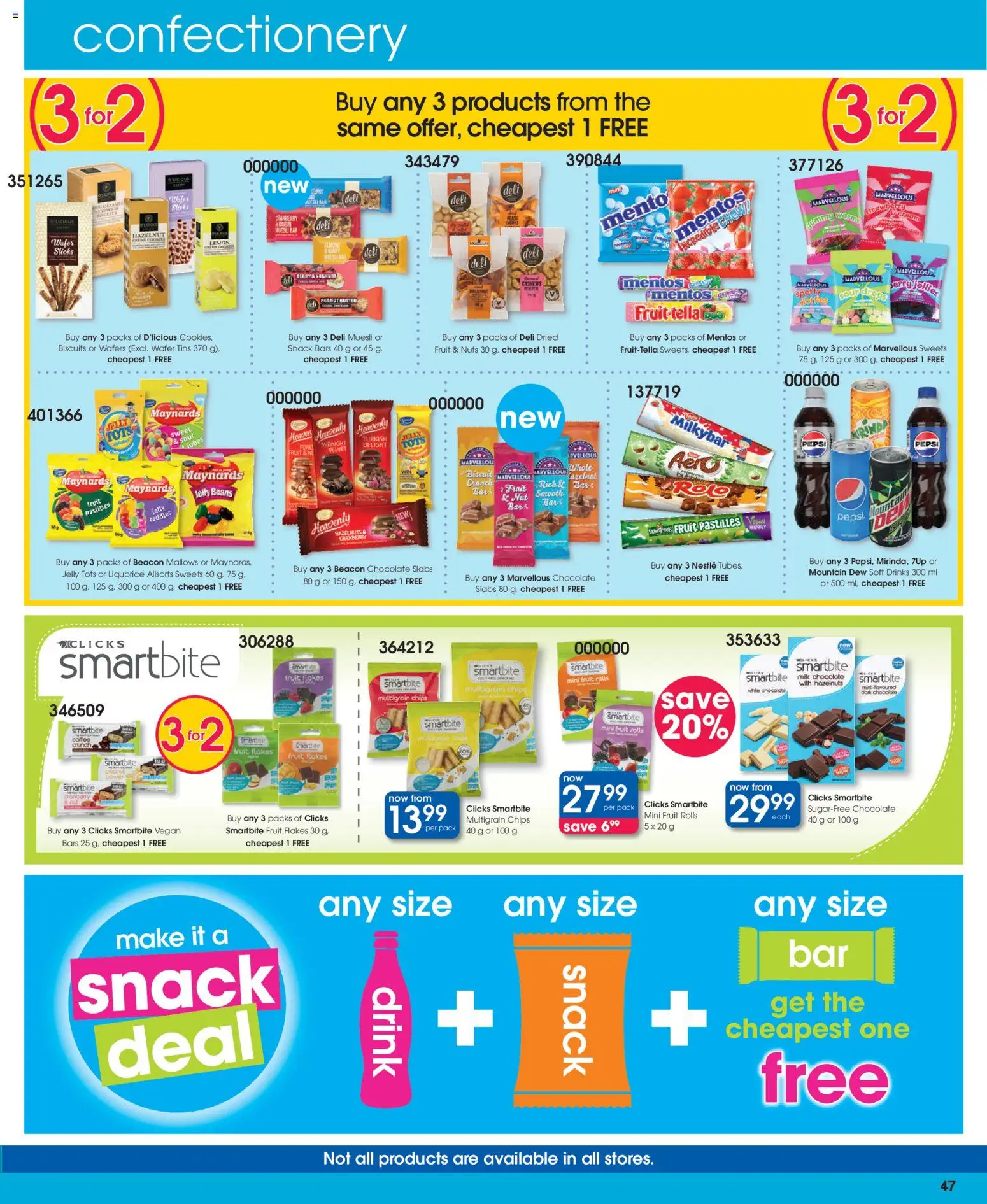 New Clicks catalogue – valid from 10.02.2026 | Page: 41 | Products: Butter, Biscuits, Nuts, Fruit
