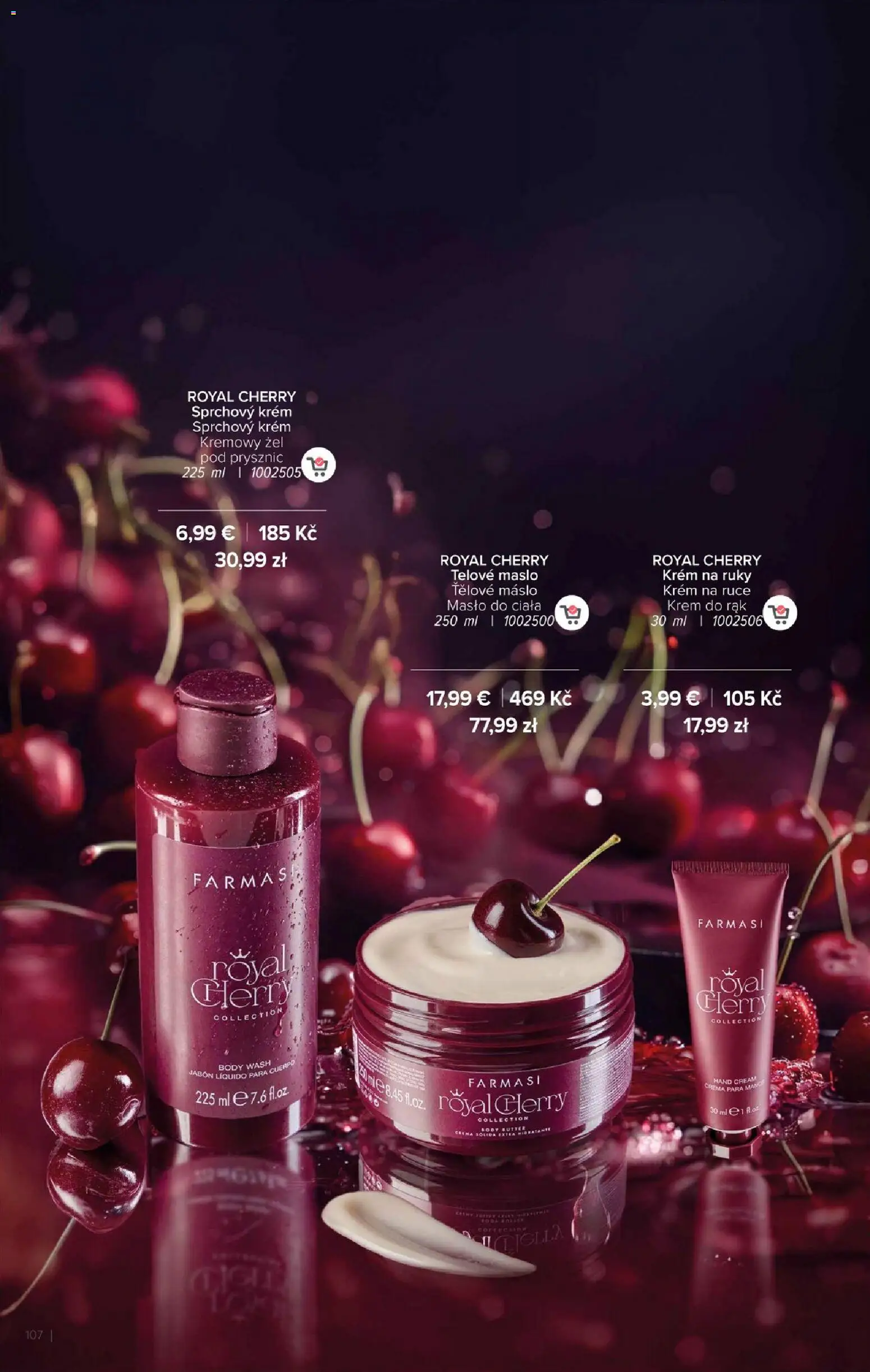 Nové Farmasi akcie – leták je platný od 01.01.2026 | Strana: 107 | Produkty: Maslo, Krém na ruky, Krém