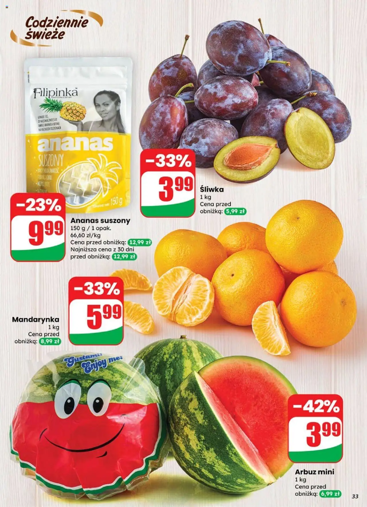 Dino Gazetka od 01.10.2025 | Strona: 33 | Produkty: Arbuz, Ananas