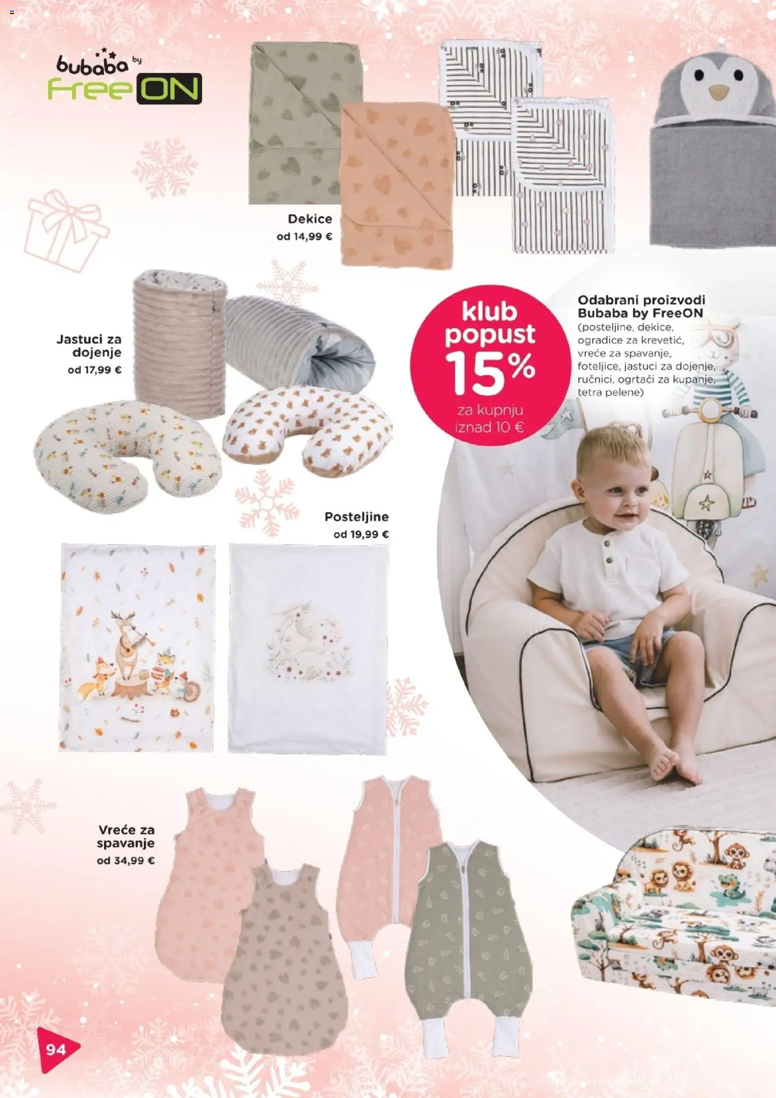 Baby Center katalog | vrijedi od 01.11.2025 | Stranica: 94 | Proizvodi: Pelene, Vreće za spavanje
