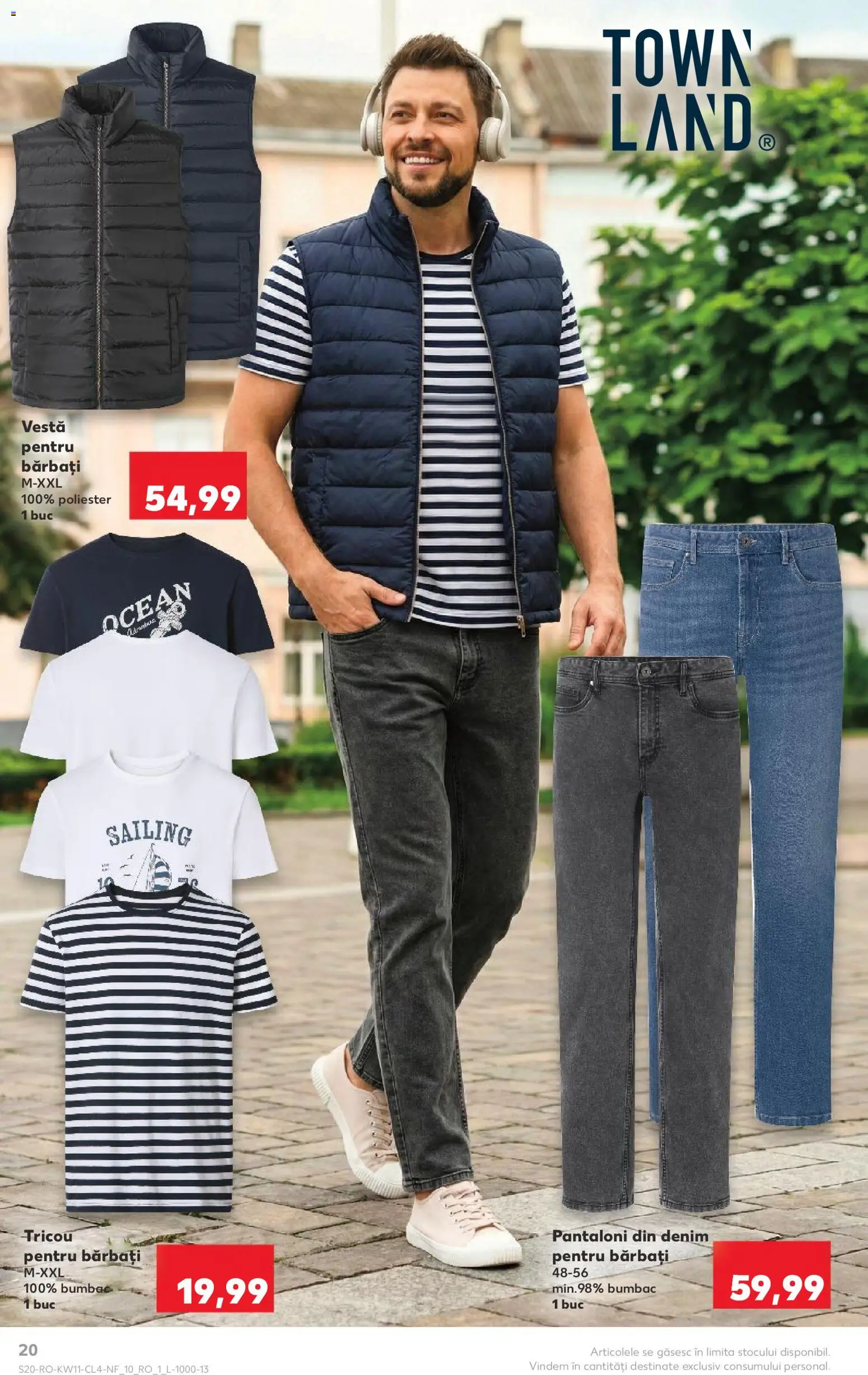 Noul catalog Kaufland – valabil de la 11.03.2026 | Pagină: 20 | Produse: Kestane, Tricou, Vestă, Pantaloni