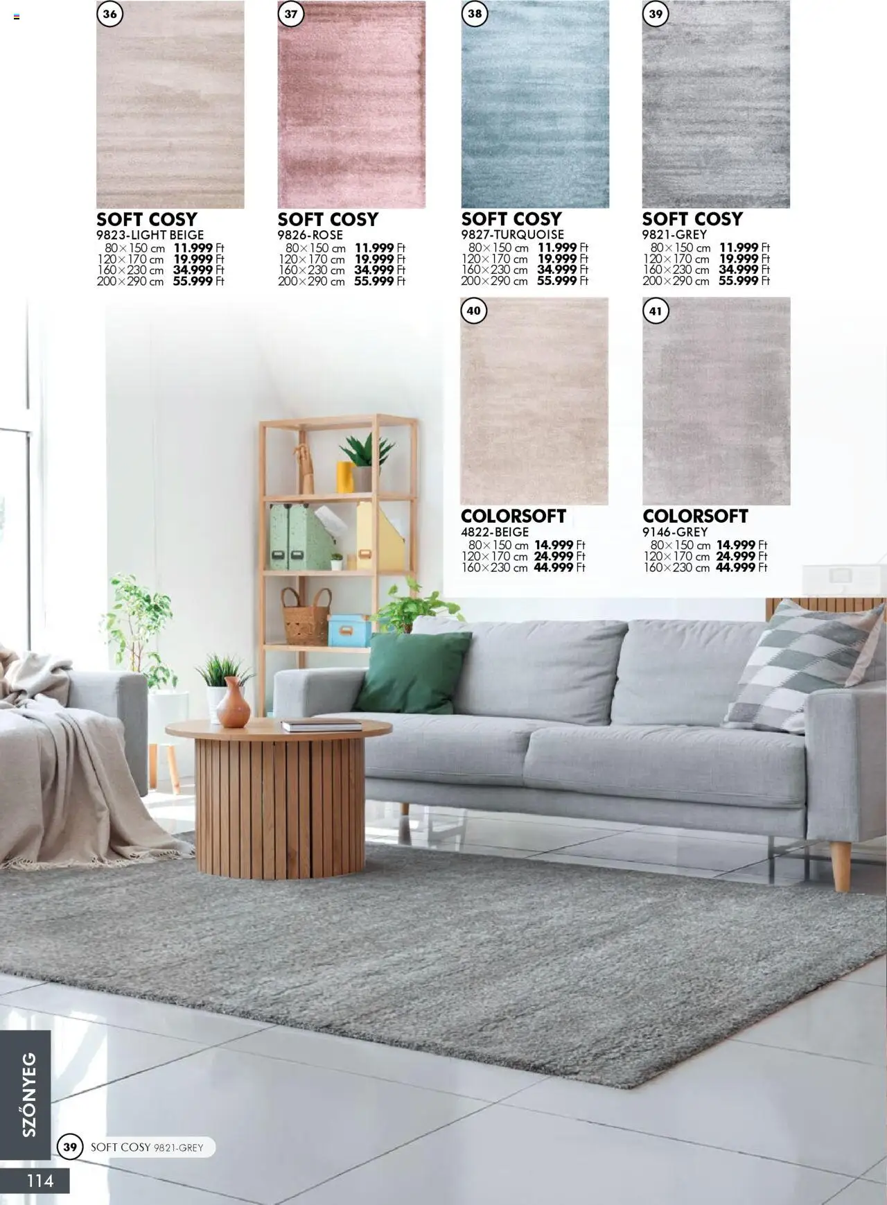 Diego akciós ujság - amely érvényes a következő dátumtól: 02.10.2025 | Oldal: 114 | Termékek: Szőnyeg