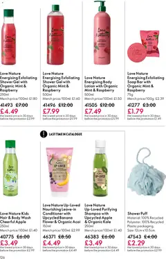 Preview of Oriflame - Offers valid from 15.04.2026 | Page: 126 | Products: Shampoo, Conditioner, Soap, Shower gel