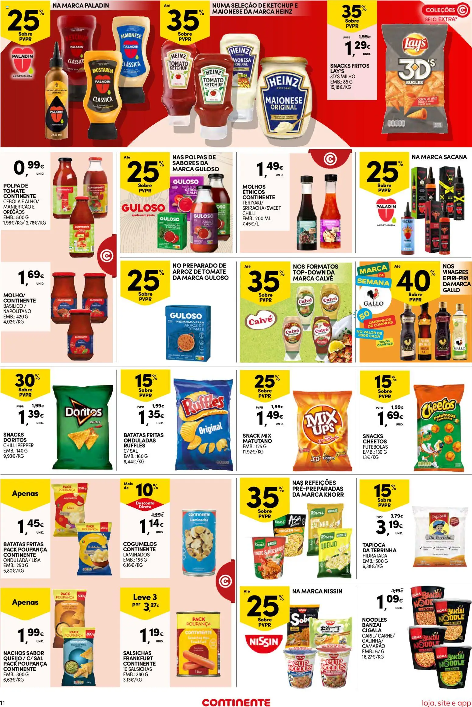 Continente Semanal Continente Bom Dia │ válido de 13.01.2026 | Página: 11 | Produtos: Camarão, Arroz, Mel, Ketchup