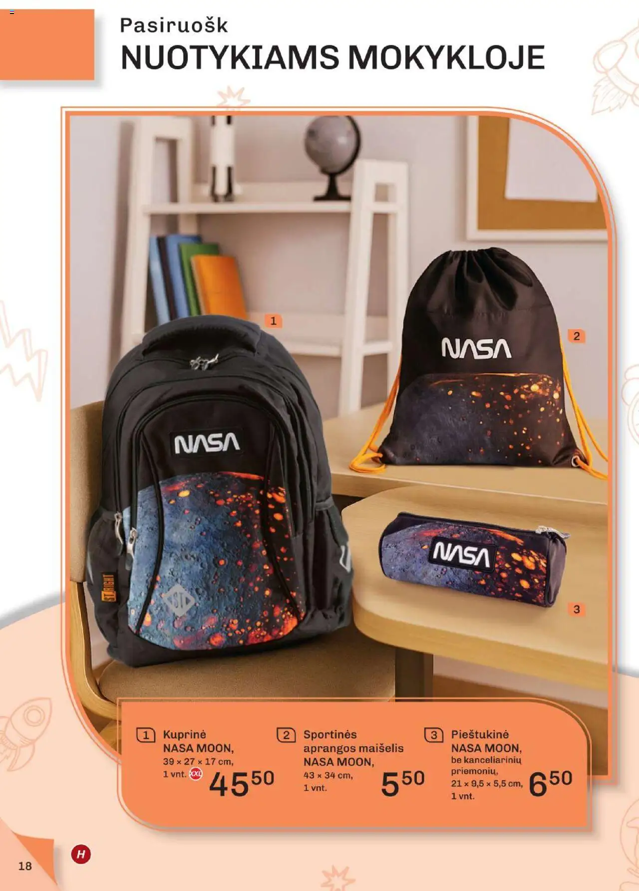 NORFA - Leidinys - Atgal į mokyklą│galioja nuo 05.08.2025 | Puslapis: 18 | Prekių: Kuprinė