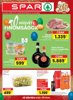 Spar akciós újság - amely érvényes a következő dátumtól: 19.03.2026