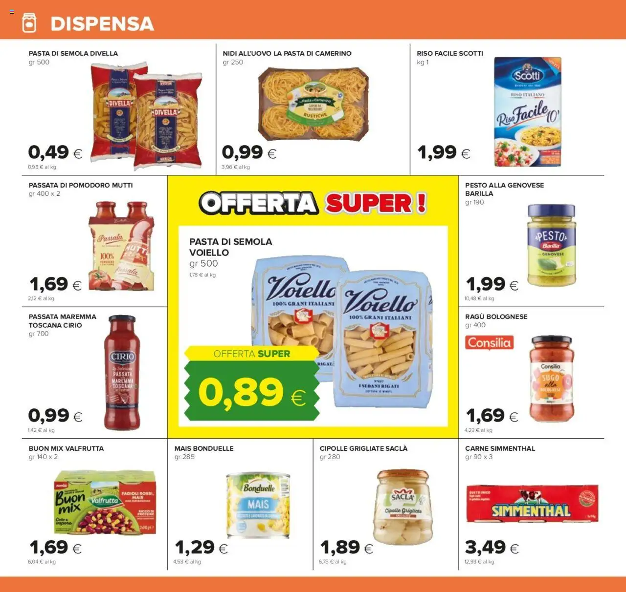 Volantino Oasi del 07.08.2025 | Pagina: 14 | Prodotti: Riso, Pomodoro, Passata di pomodoro, Mais