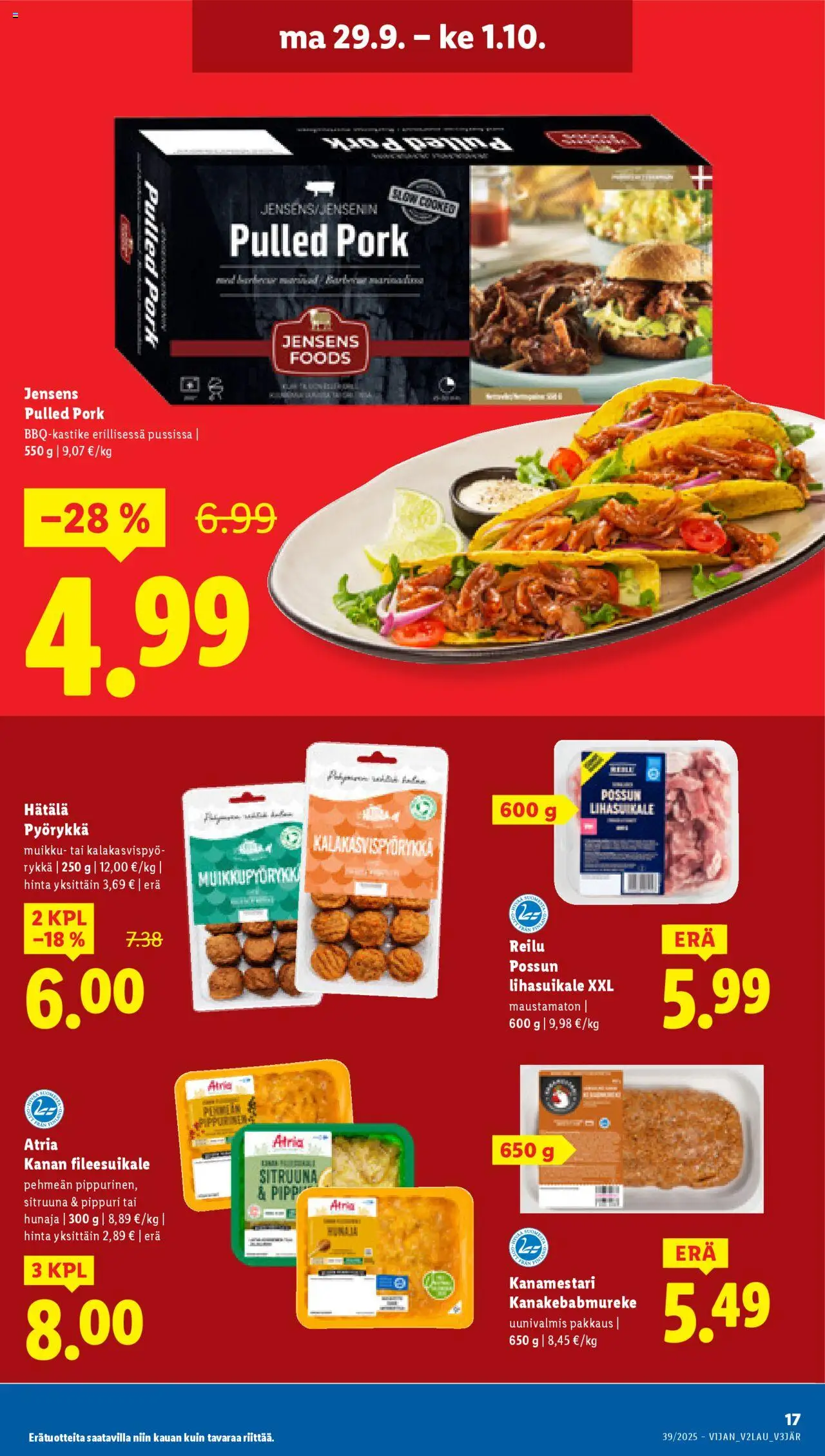 Lidl tarjoukset - Tampere – voimassa 25.09.2025 alkaen | Sivu: 27 | Tuotteet: Pippuri, Hunaja