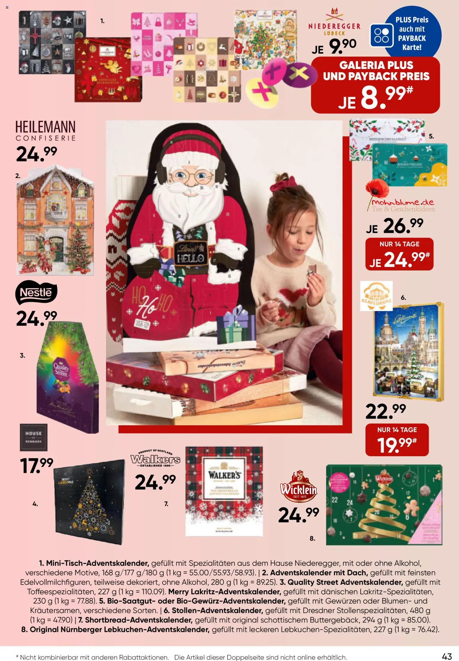 Galeria Karstadt Kaufhof Prospekt 	 – gültig ab 13.11.2025 | Seite: 43 | Produkte: Blumen, Tee