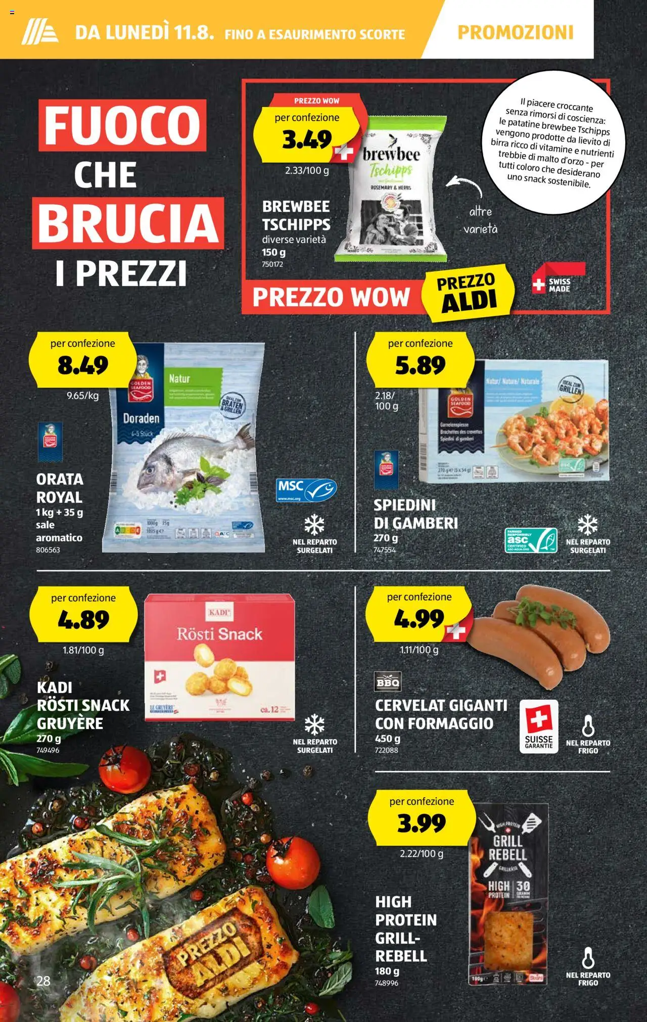 Aldi Volantino ab 07.08.2025 | Seite: 28 | Produkte: Grill