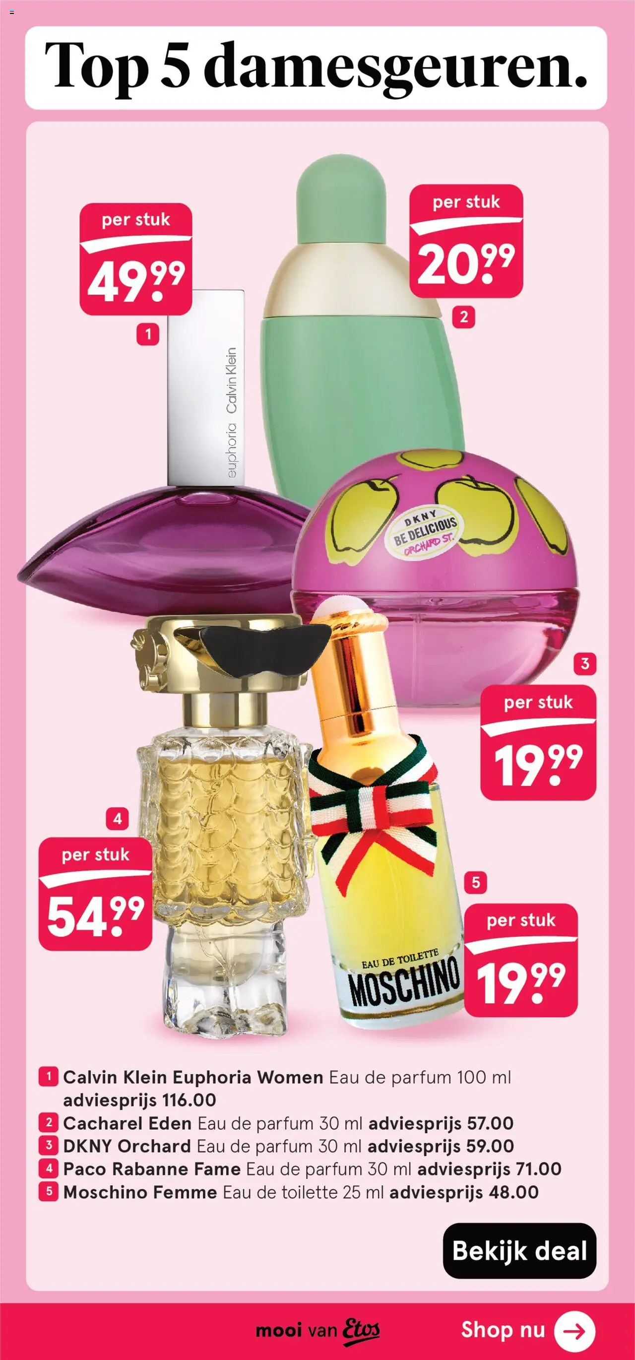  | Pagina: 17 | Producten: Parfum, Eau de toilette
