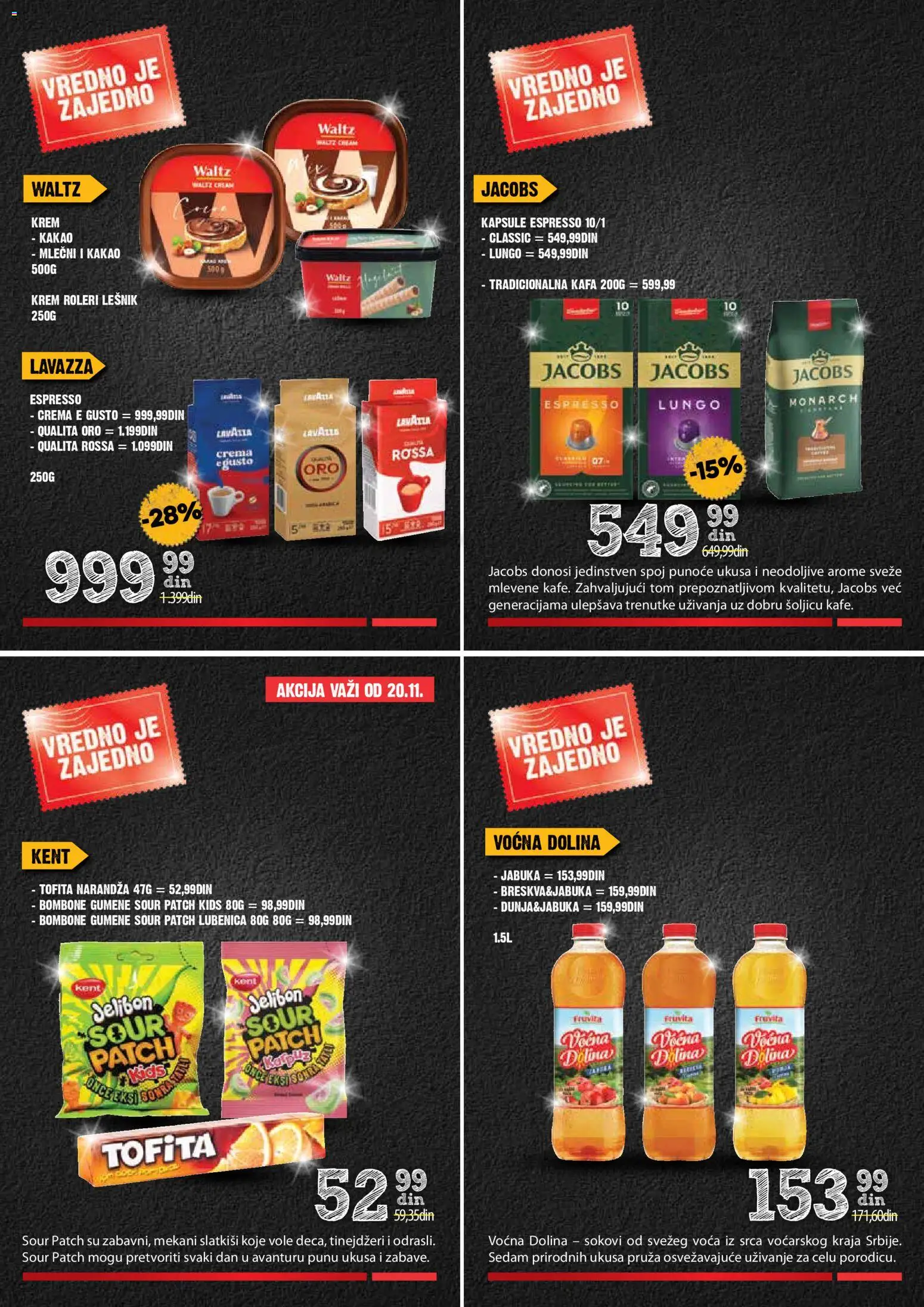 Roda katalog - važi od 13.11.2025 | Strana: 27 | Proizvode: Kapsule, Lubenica, Fruvita, Kafa