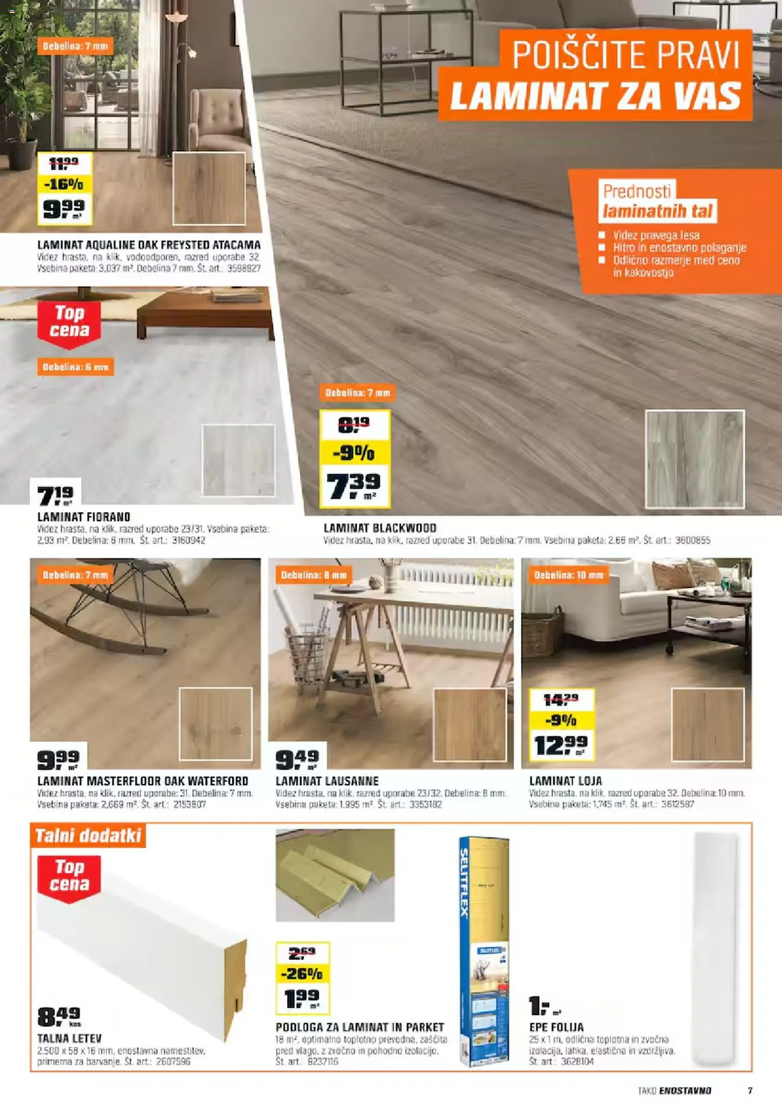 Novi OBI katalog ponudbe – veljaven od 03.02.2026 | Stran: 7