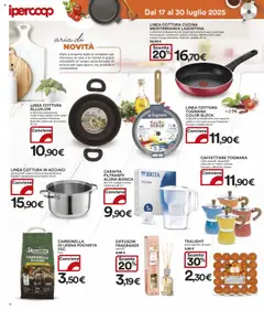 Volantino Ipercoop del 17.07.2025 | Pagina: 24 | Prodotti: Caraffa, Caffettiera, Casseruola, Alluminio